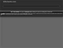 Tablet Screenshot of killerbeats.com